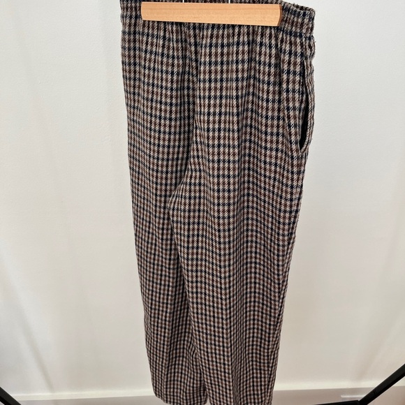 Vintage Item Eyes Checkered plaid Pants in Black and Brown - Picture 2 of 6
